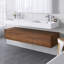 Meuble-lavabo mural 60 po avec résine
