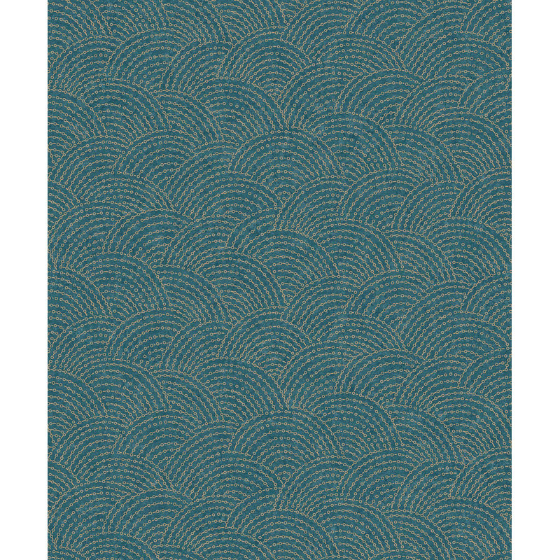 Katreena Geometric Double Roll, Blue