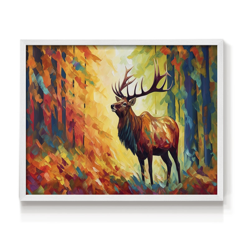 Faune - Édition encadrée - Restickable, H 22 po x l 28 po, White