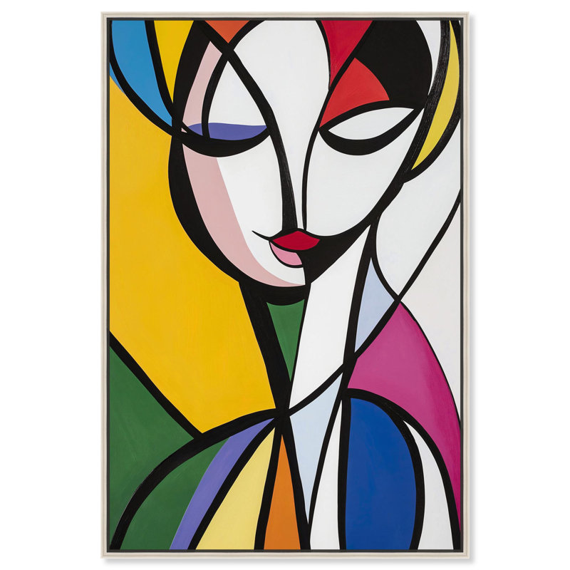 «Lacara II», toile par Art Remedy, H 55 po x l 37 po, Cadre flottant, Argent argent