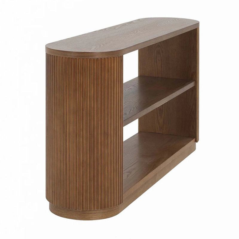 Console américaine simple, H 29,9 po x l 47,2 po x P 14,2 po, Brun