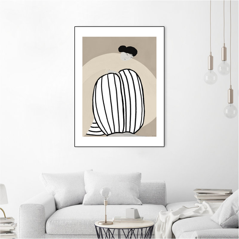 Toile encadrée «Forms X», H 24 po x l 18 po
