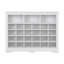 24 Shoe Cubby Console, Modern Shoe Cabinet With Curved Base, Versatile Sideboard With High-Quality For Hallway, Bedroom, Living Room-1321902859