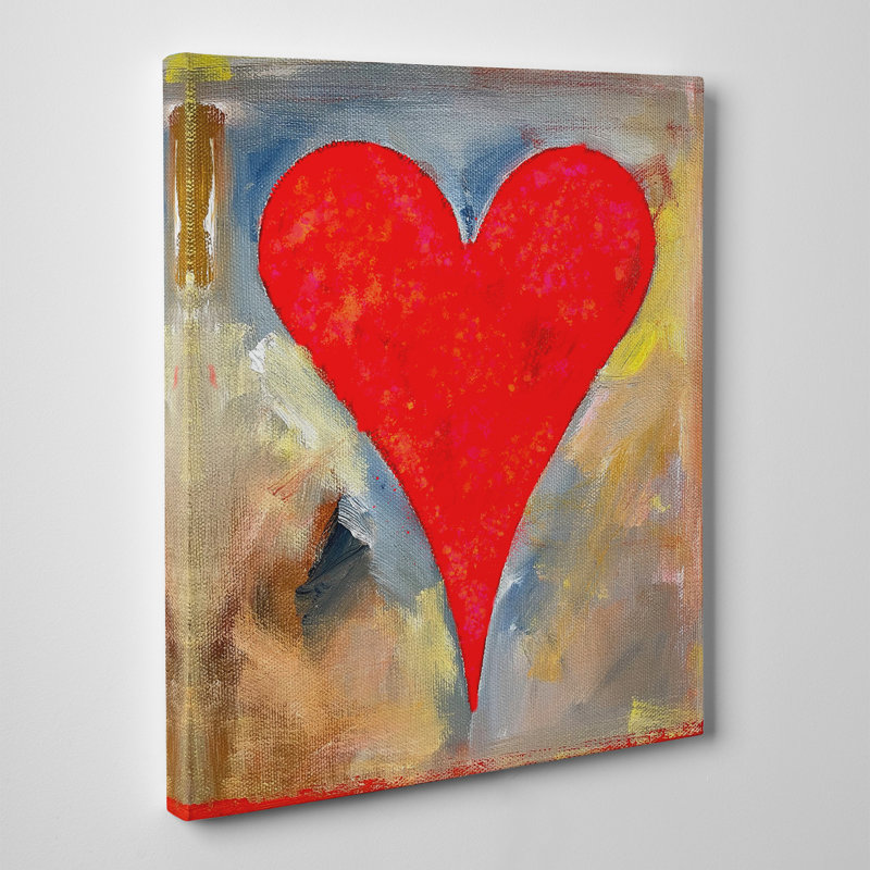 Aidé Giani par Salvatore Principe - peinture sur toile tendue, H 40 po x l 30 po x P 1,5 po