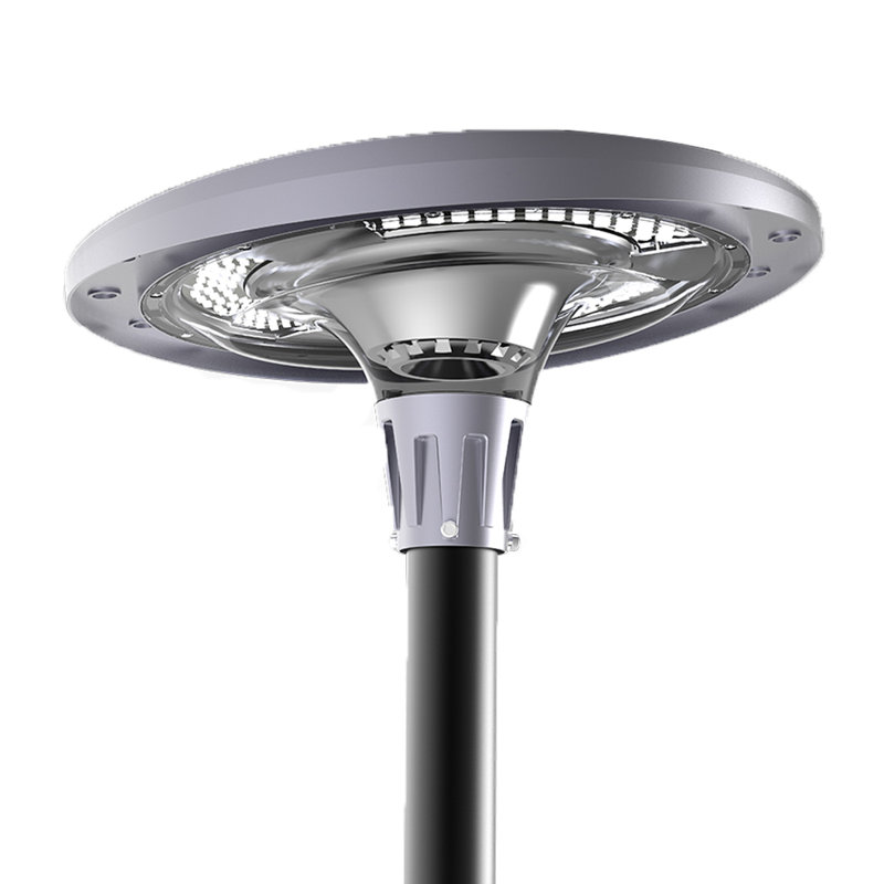 Solar Powered Rgb Led Ufo-Round Light App/Remote Control For Outdoor Dark Sky City Dusk To Dawn 13Ft Pole, 20-p