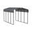 Galvanized Steel Carport, 10X20X9-90469279