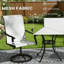 Ensemble de 2 chaises d'extérieur, chaises pivotantes-304082535