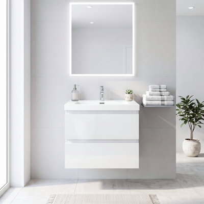 Meuble-lavabo flottant 24 po avec lavabo
