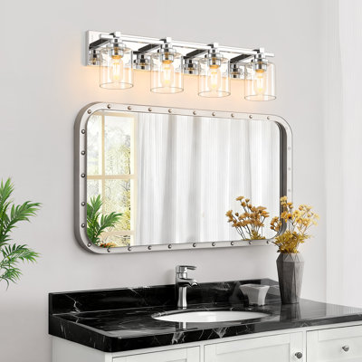 Modern Bathroom Light Fixtures Over Mirror, Vanity Lights for  E26 Socket (Bulbs Not Included)