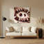 «Desserts Lamingtons», art mural en métal beige-1062430264