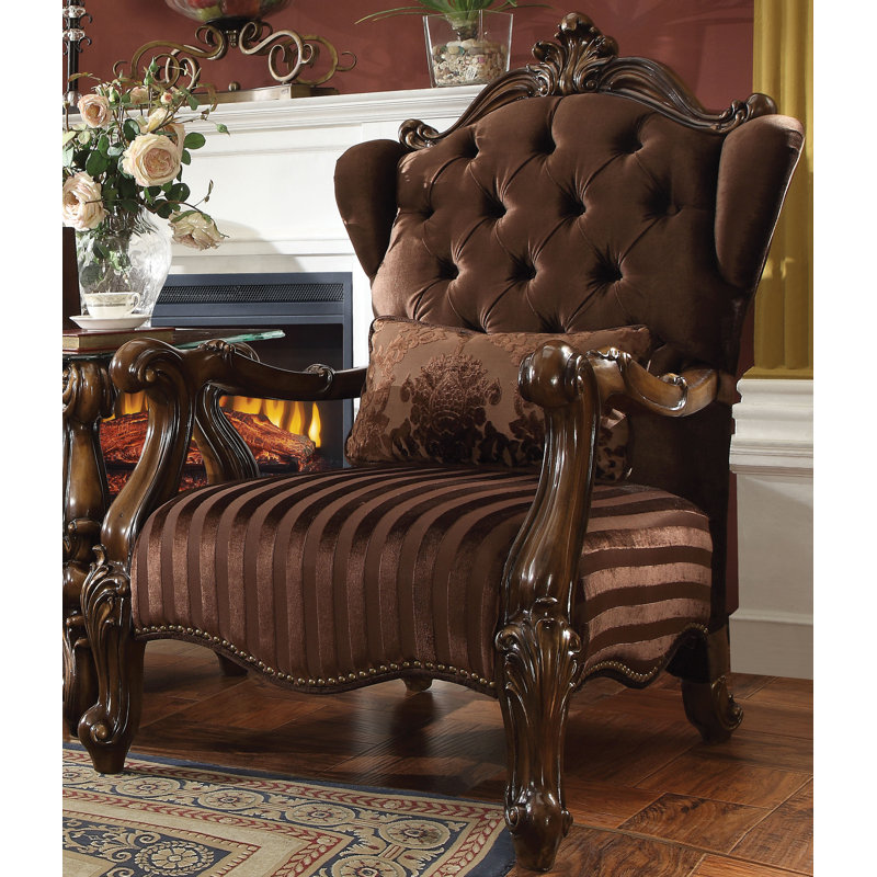 Chaise d'appoint Alzado, Chêne cerise