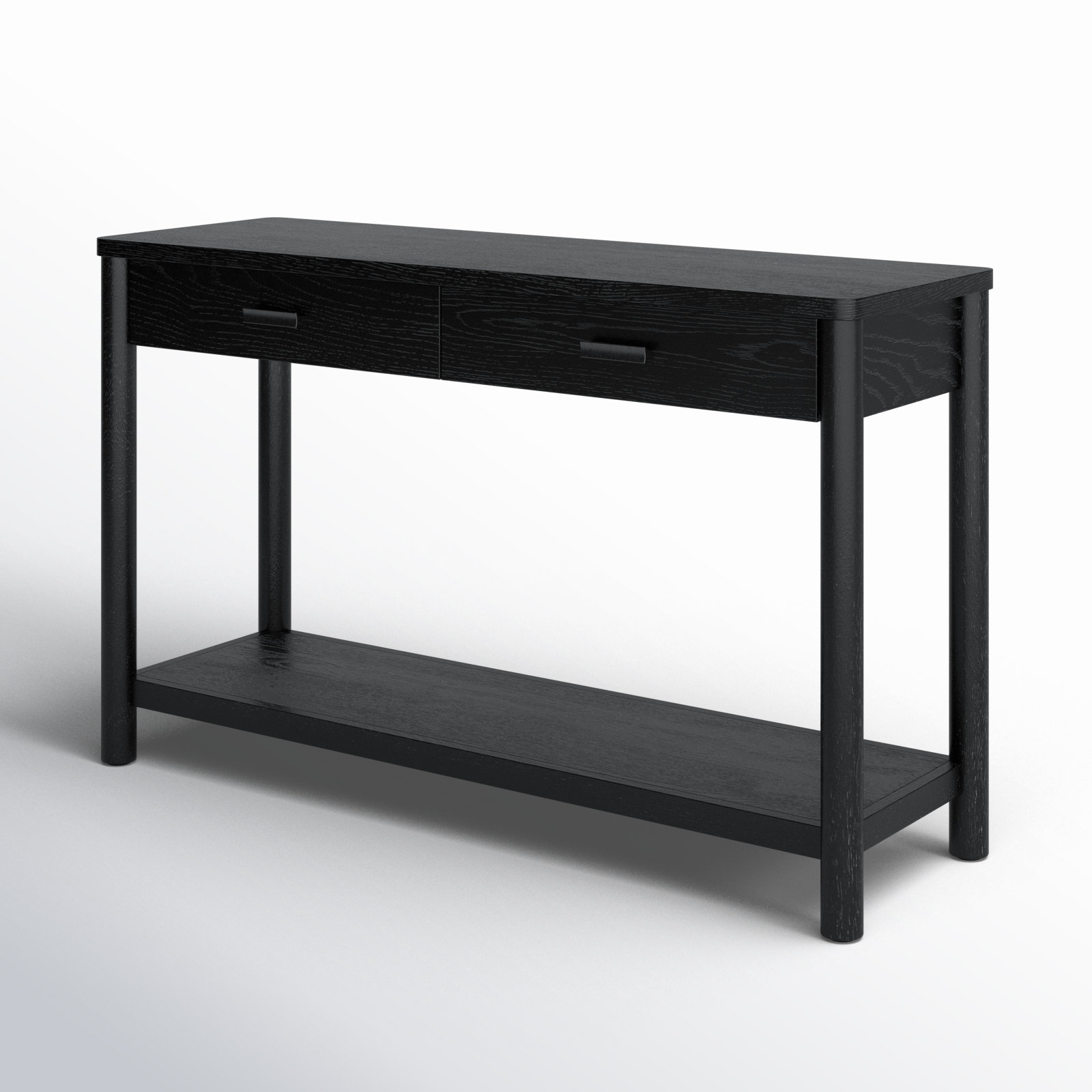 Joss & Main Kaplan Wood 2 Drawer Console Table | Wayfair