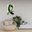 Green Ribbon Flow Abstract Contemporary Minimalist Wall Art Print by Treechild - Wrapped Canvas Print-538004161