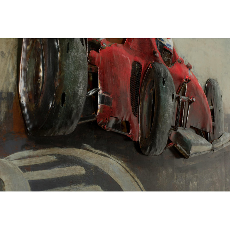 Handmade Industrial Transportation Wall Decor on Metal