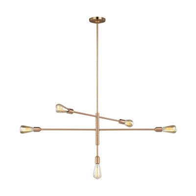 Allman 5 - Light Metal Dimmable Chandelier