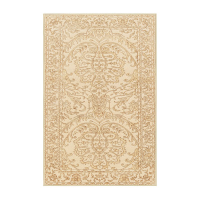 Tapis beige/brun clair traditionnel Chused