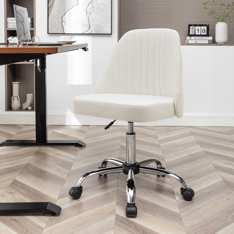 Chaise de bureau Beppe, Crème