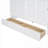 Full Size Solid Pine Wood MDF Storage Murphy Bed No Box Spring Needed White for Small Spaces Guest Rooms-1233666137