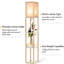 162.7cm Oil Rubbed Traditional Floor Lamp-518450005