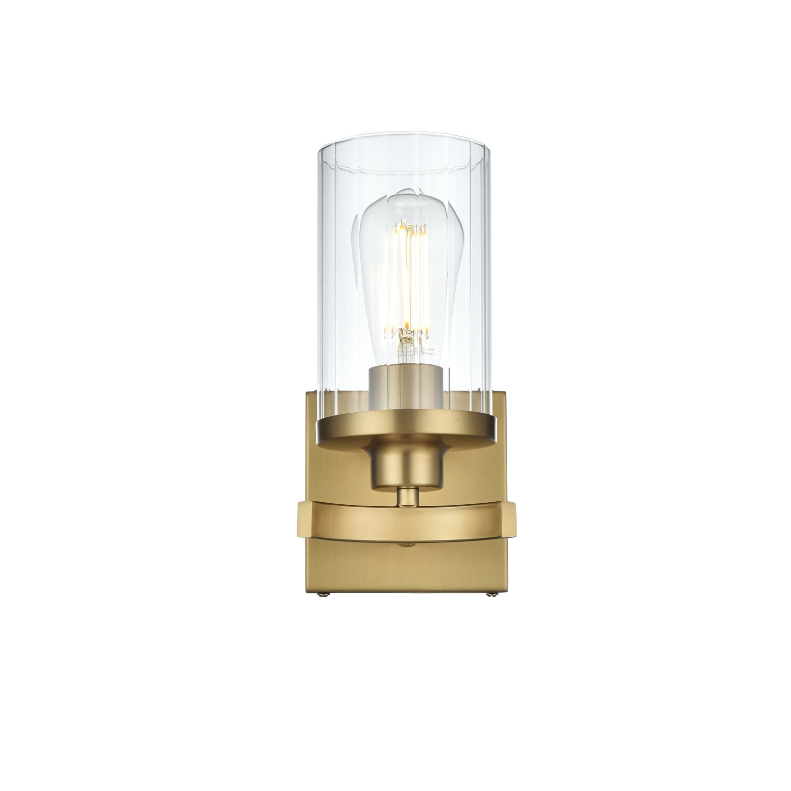 Dariela Dimmable Vanity Light, Gold, 1 Light, 10" H x 5" W x 5" D