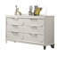 Panneaux embossés contemporains en acrylique avec commode et commode 1 pièce Contemporary