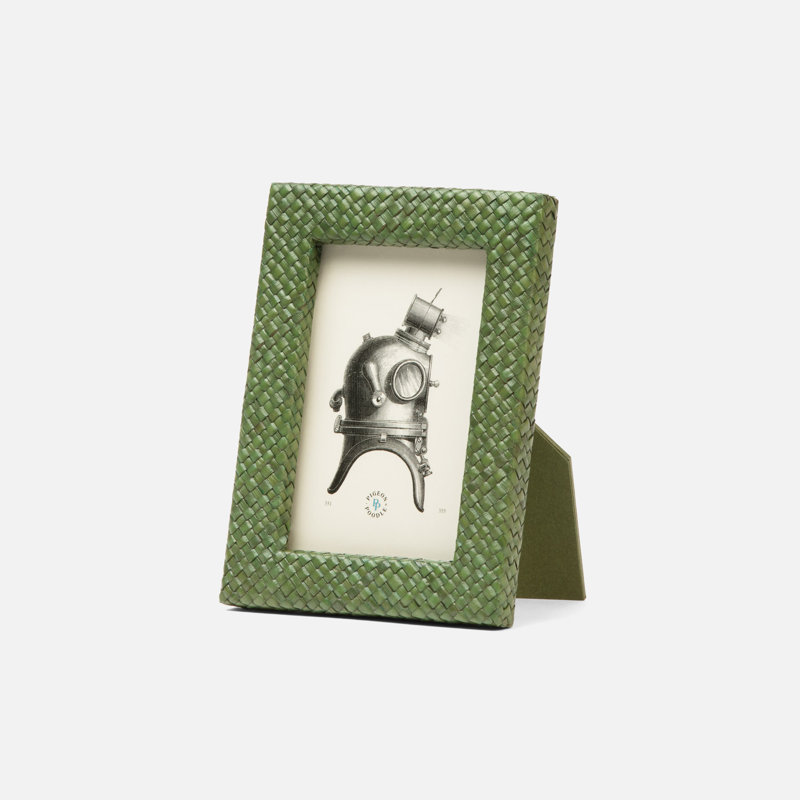 Uvita Picture Frame, 4" x 6", Dark Green