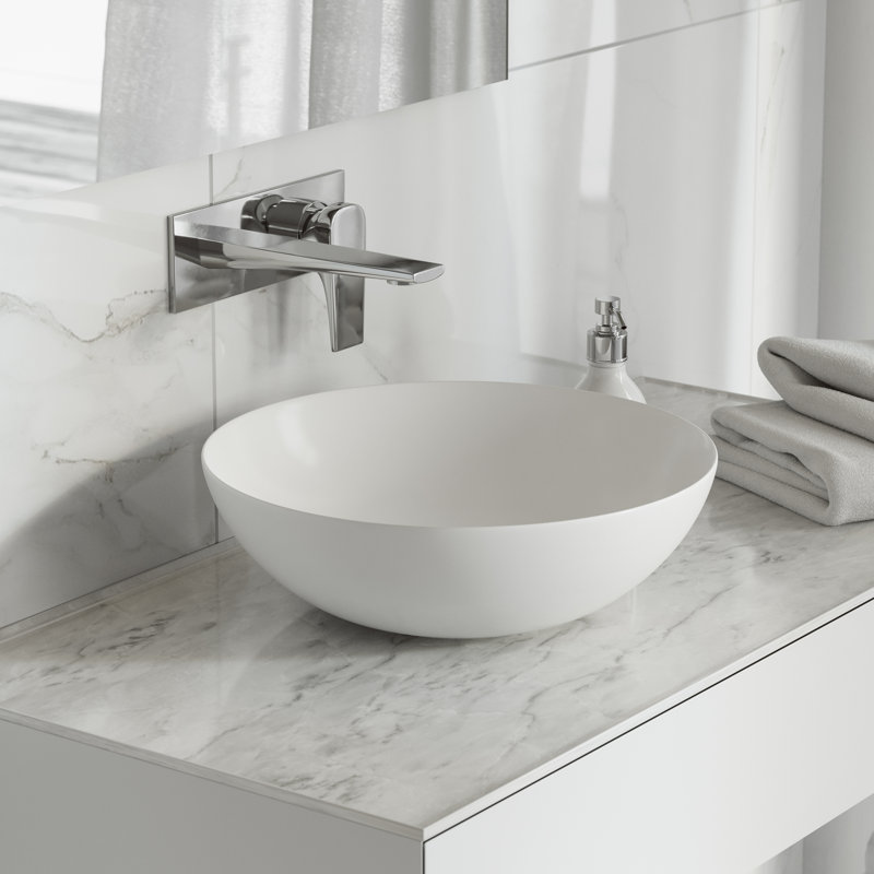 Classe 16 Ceramic Sink, White