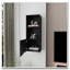 Armoire murale noire avec une porte-1313176010