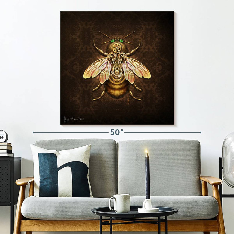 Brampt Steampunk Bee, 33" H x 33" W