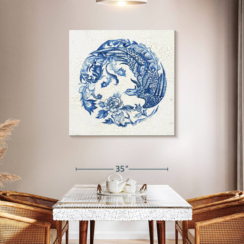 Brampt Chinese Porcelain I, 39" H x 39" W