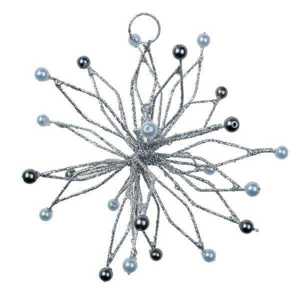 10cm Metal Holiday Shaped Ornament