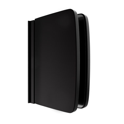 Non Adjustable Glass To Header Mount Pivot Hinge Elite Header 5/16" and 3/8" Glass Compatibility Oil Rubbed Bronze Finish