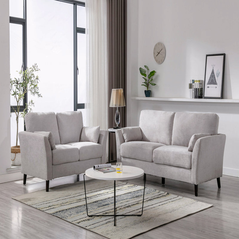 Causeuse en tissu