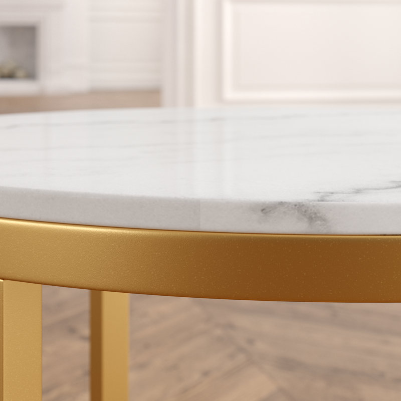 Sampson Marble Top Coffee Table