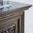 Nut-Brown Solid Wood Electric Fireplace