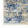 Burnie Oriental Blue/Ivory Area Rug