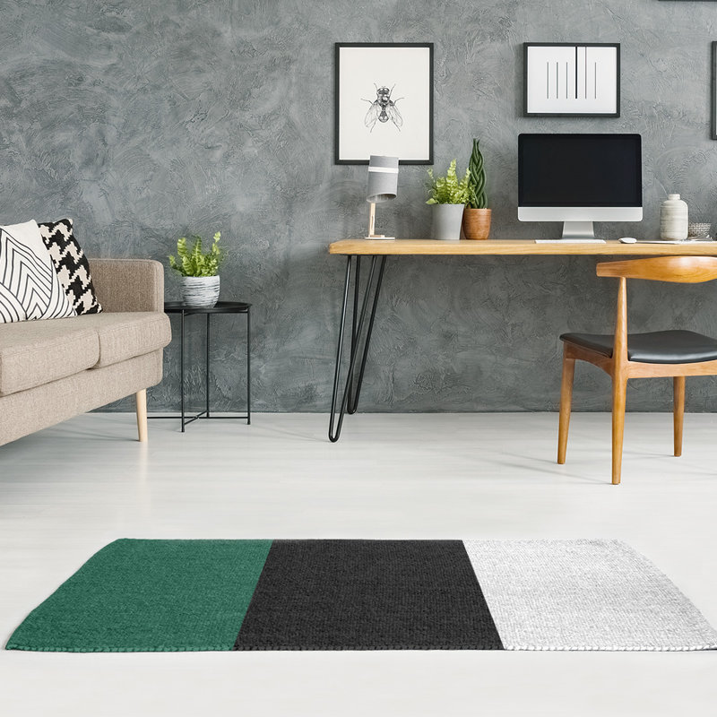 Chenille Indoor Rug, Rectangle 4' x 6'