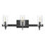 Luminaire de salle de bain 3 lumières avec abat-jour cylindrique transparent Ryden-929811230