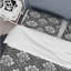 Ensemble de housse de couette transitionnel gris foncé quadrilobe Glam II-109160919