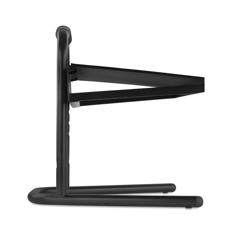 Mount-It! Black Adjustable Foot Rest with Padded Surface