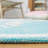 Holtby Southwestern Handmade Flatweave Teal/Ivory Area Rug-1066141475