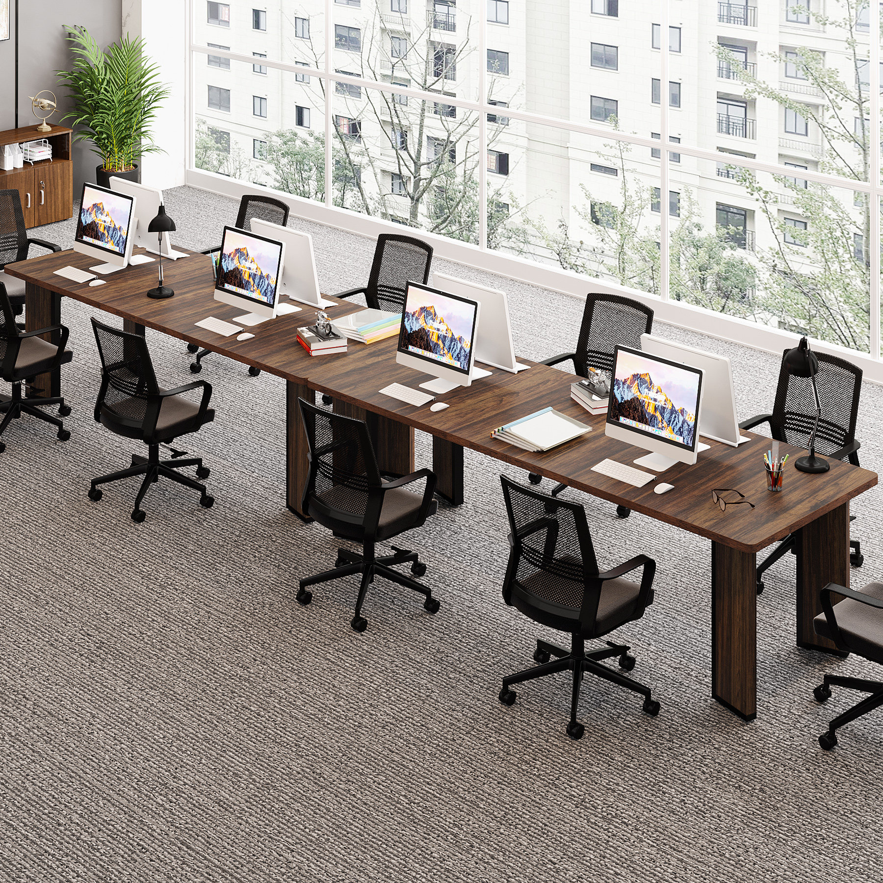 Millwood Pines Colavito Rectangular Conference Table (Set of 2) | Wayfair