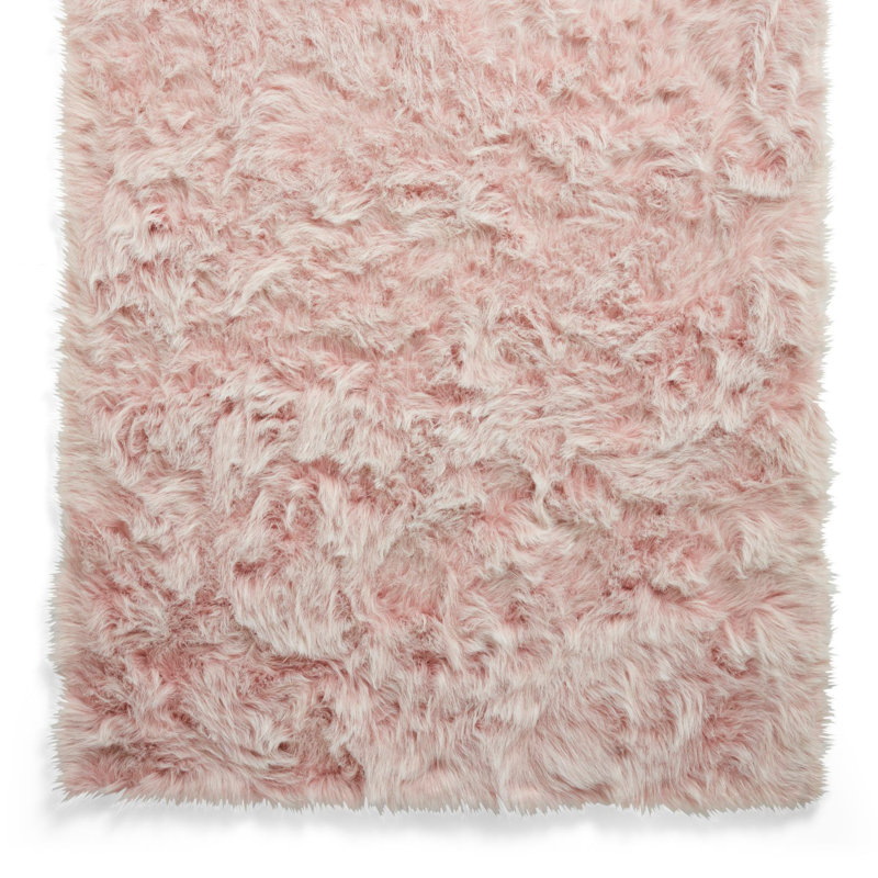 Polar Plush Afrina Machine Tufted Red Area Rug, Runner 60 x 120cm