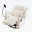 Fauteuil inclinable électrique avec chaleur, massage et pivotant à 270 °, avec support pour téléphone, ports USB et rangement caché pour un confort et une commodité ultimes.