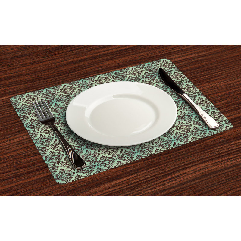 Polyester Abstract Rectangle Placemat