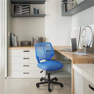 Chaise de bureau sans dossier Topeakmart