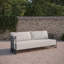 Athens 3 Seat Sofa + Linen Cushion