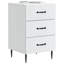 43cm W Engineered Wood Bedside Table