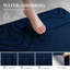 Ensemble de 5 tapis de bain ondulés modernes avec envers antidérapant et mousse viscoélastique à haut pouvoir absorbant-279027464