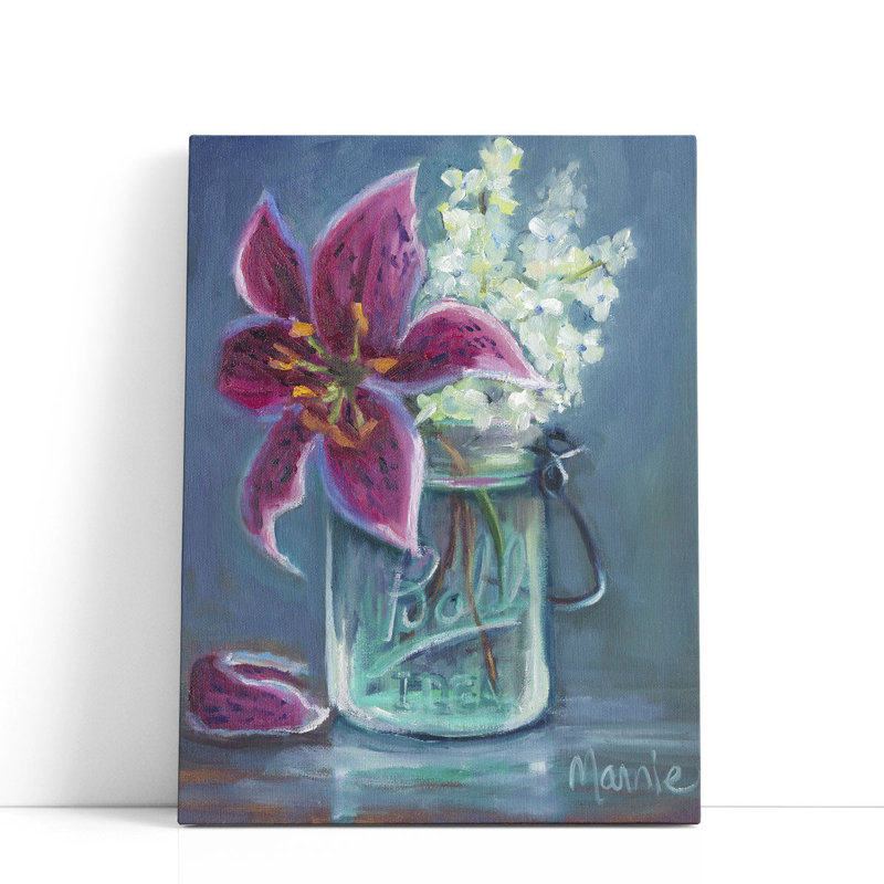 «Summer Bouquet II», reproduction d'art sur toile, H 24 po x l 18 po